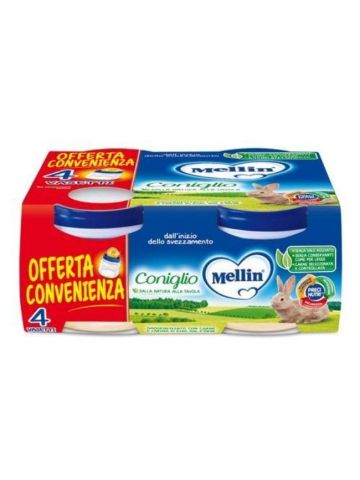 Omogeneizzato Mellin 80Gr 4Pz Coniglio | Home Essential
