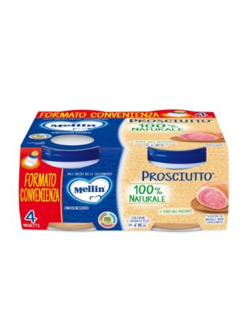 Omogeneizzato Mellin 80Gr 4Pz Prosciutto | Home Essential