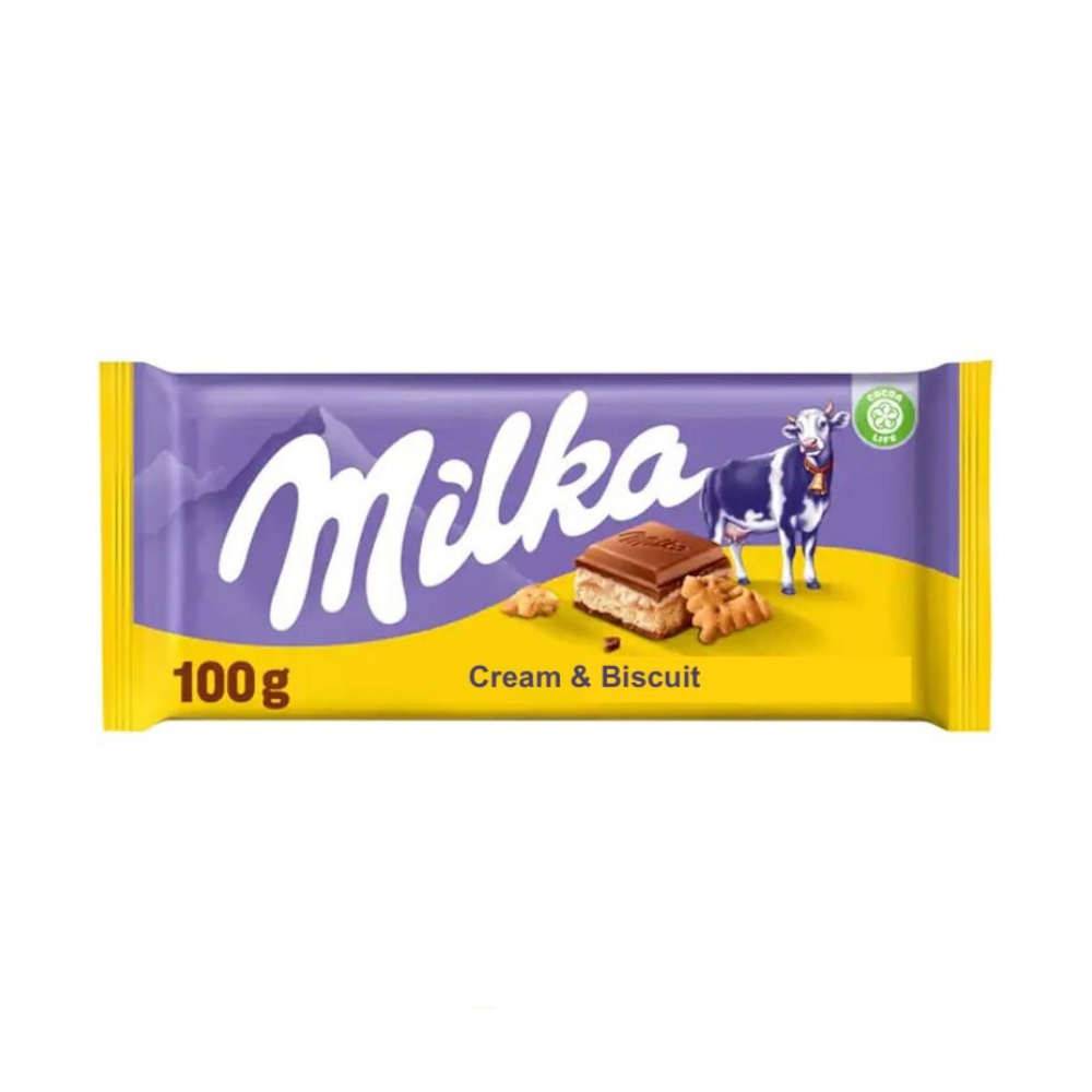 Milka Cream and Biscuit 100g | Home Essential