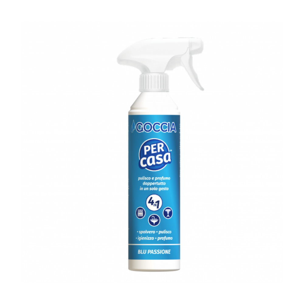 Pulitore Multiuso Spray - Per Casa - Goccia - Blu Passione - 500ml | Home Essential