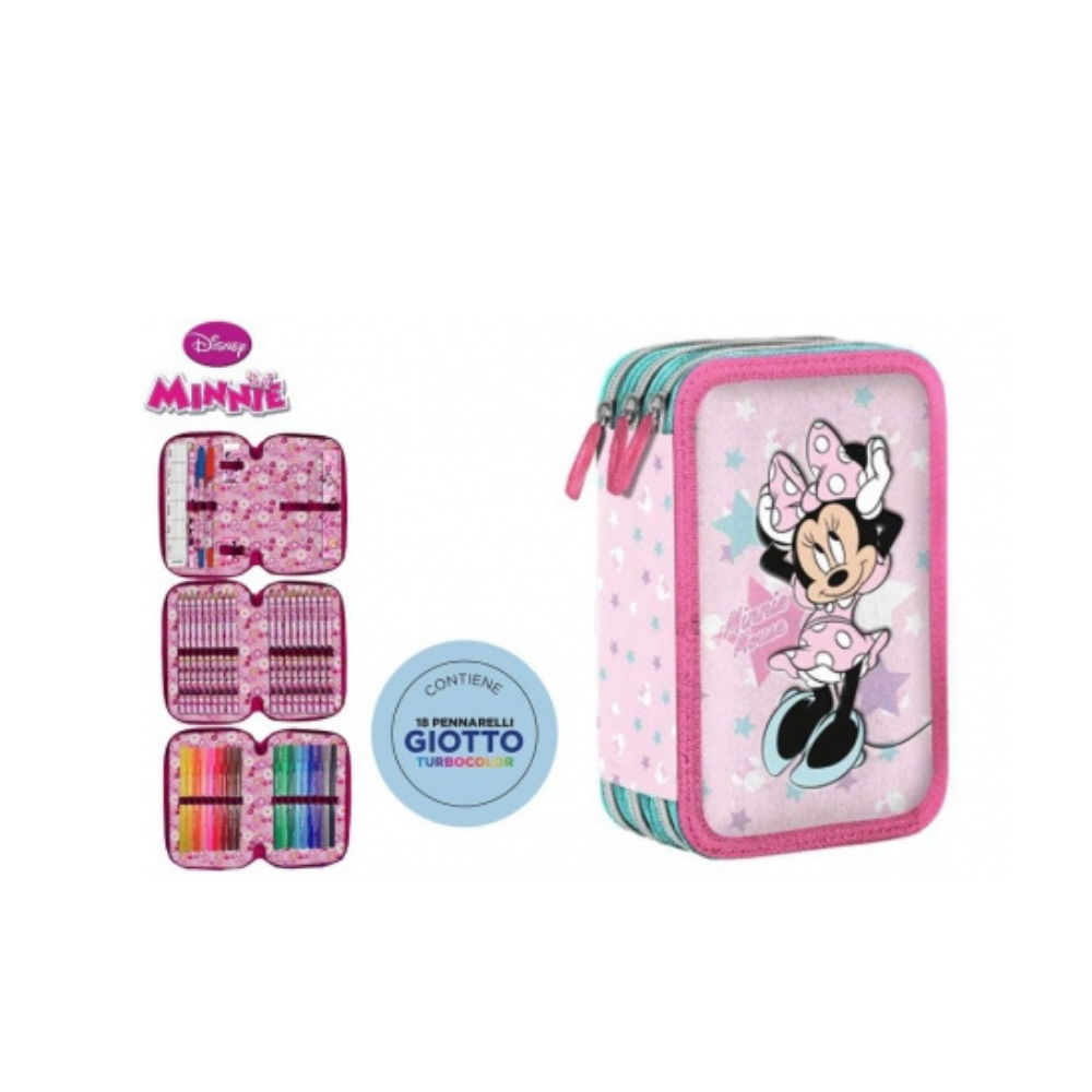 Astuccio 3zip Giotto Minnie | Home Essential
