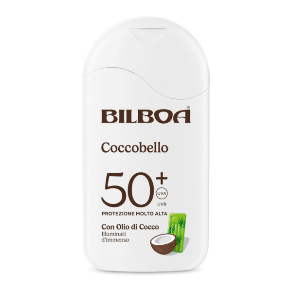 Bilboa Coccobello Latte Solare con Olio di Cocco Resistente all’Acqua 200 ml | Home Essential