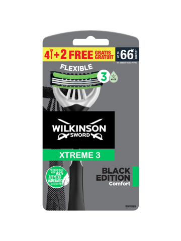 Rasoi Wilkinson Sword X6Pz Extreme 3 Black Edition | Home Essential