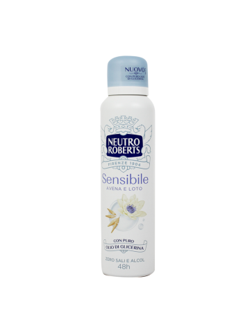 Deodorante Neutro Roberts 150Ml Spray Pelli Sensibili Avena&Loto | Home Essential