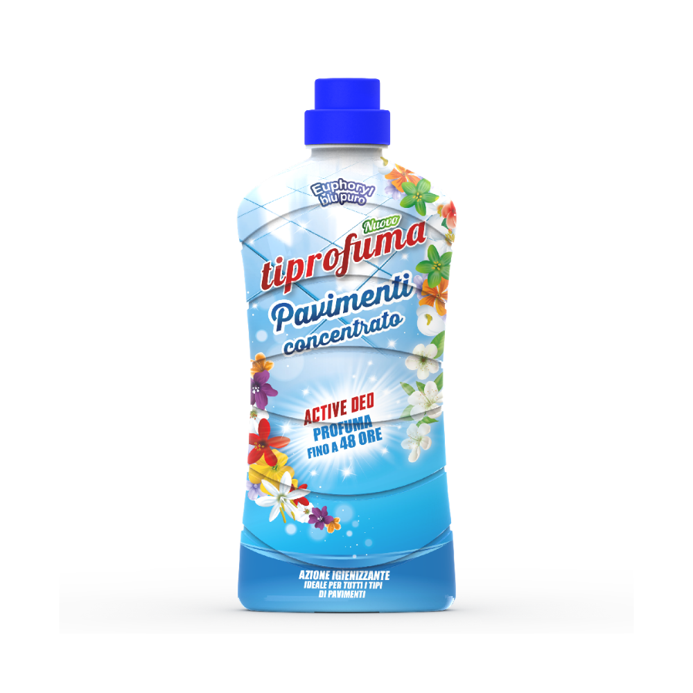 Tiprofuma Pavimenti Concentrato Euphoryl Blu Puro 1L | Home Essential