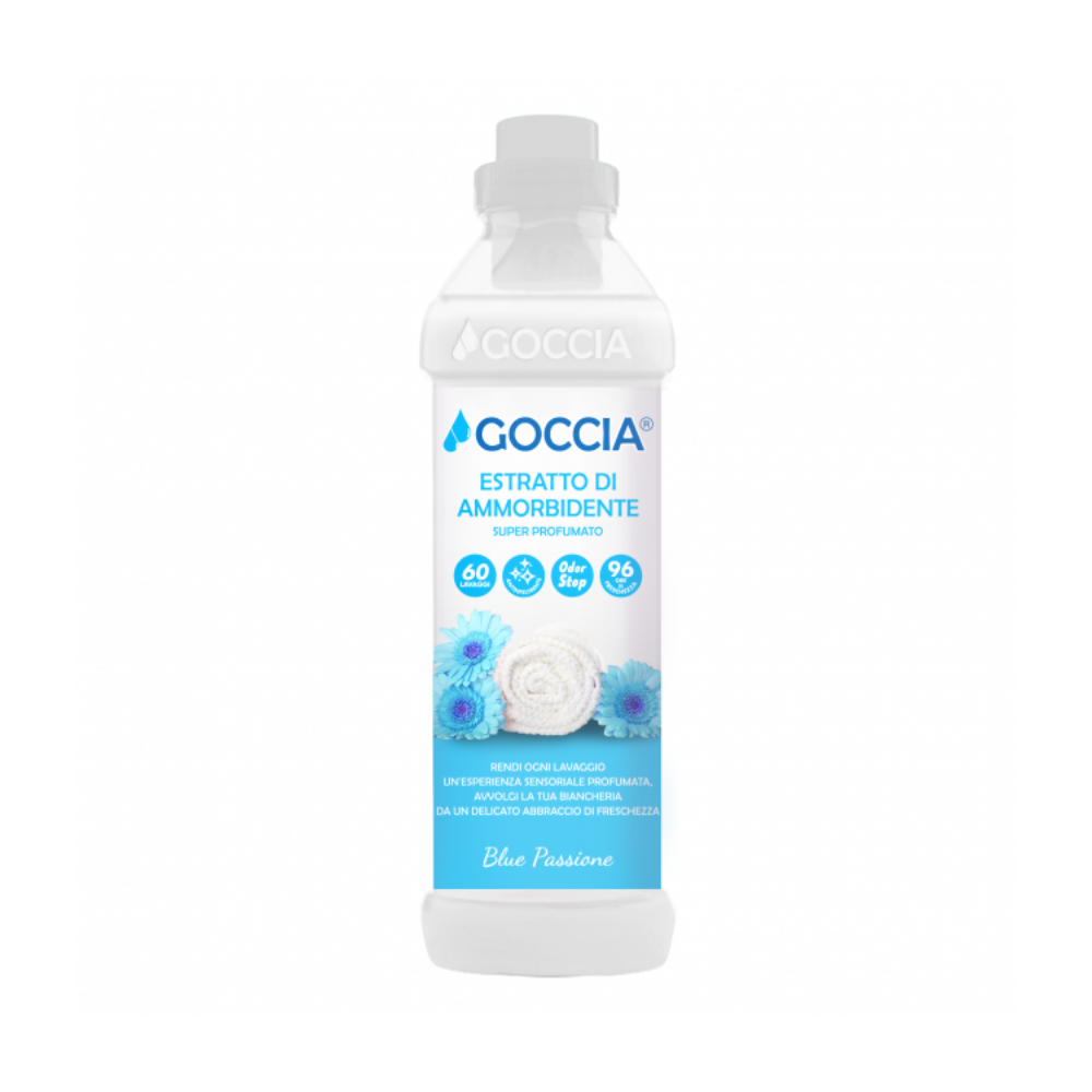 Estratto di Ammorbidente - Goccia Blu Passione - 900ml - 60lav | Home Essential