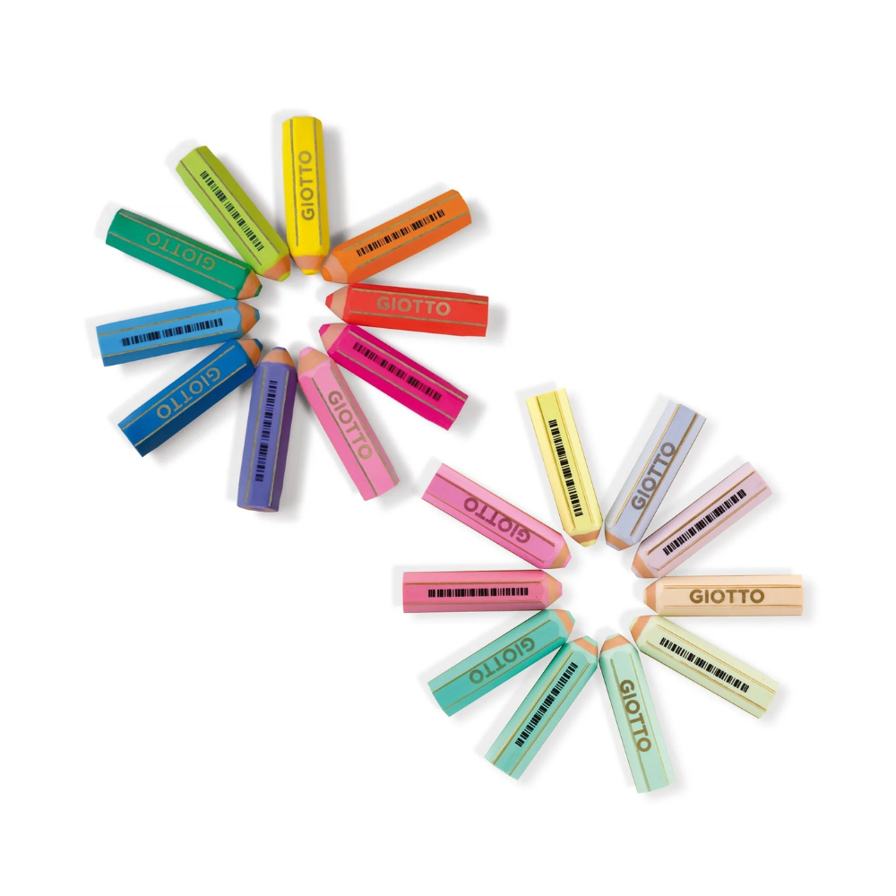 Gomma Giotto Happy 1pz colori assortiti | Home Essential