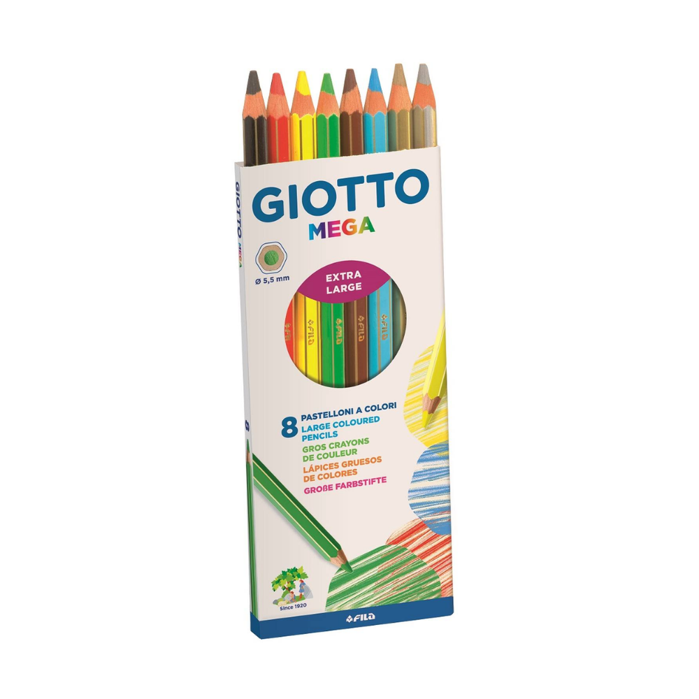 Pastelli Giotto Pastellone Mega 8pz | Home Essential