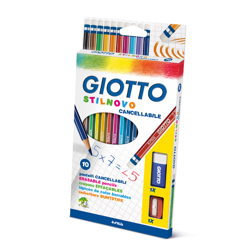 Pastelli Giotto Stilnovo Canc. 10 Pz | Home Essential
