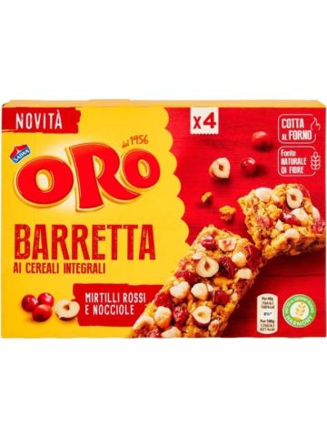 Barretta Oro Saiwa 160Gr Mirtilli Rossi E Nocciole | Home Essential