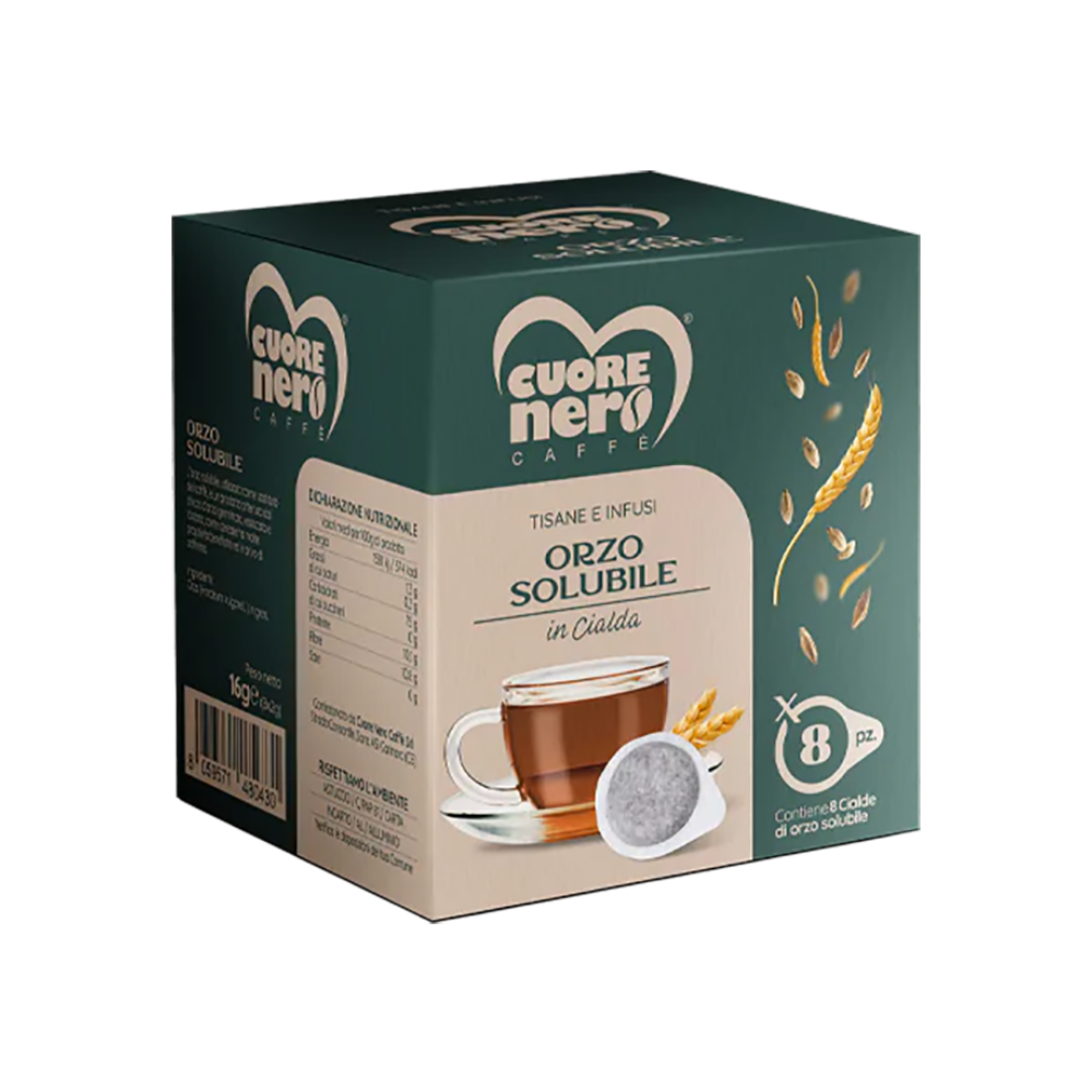 Cialde Cuore Nero Tisana Orzo Solubile | Home Essential