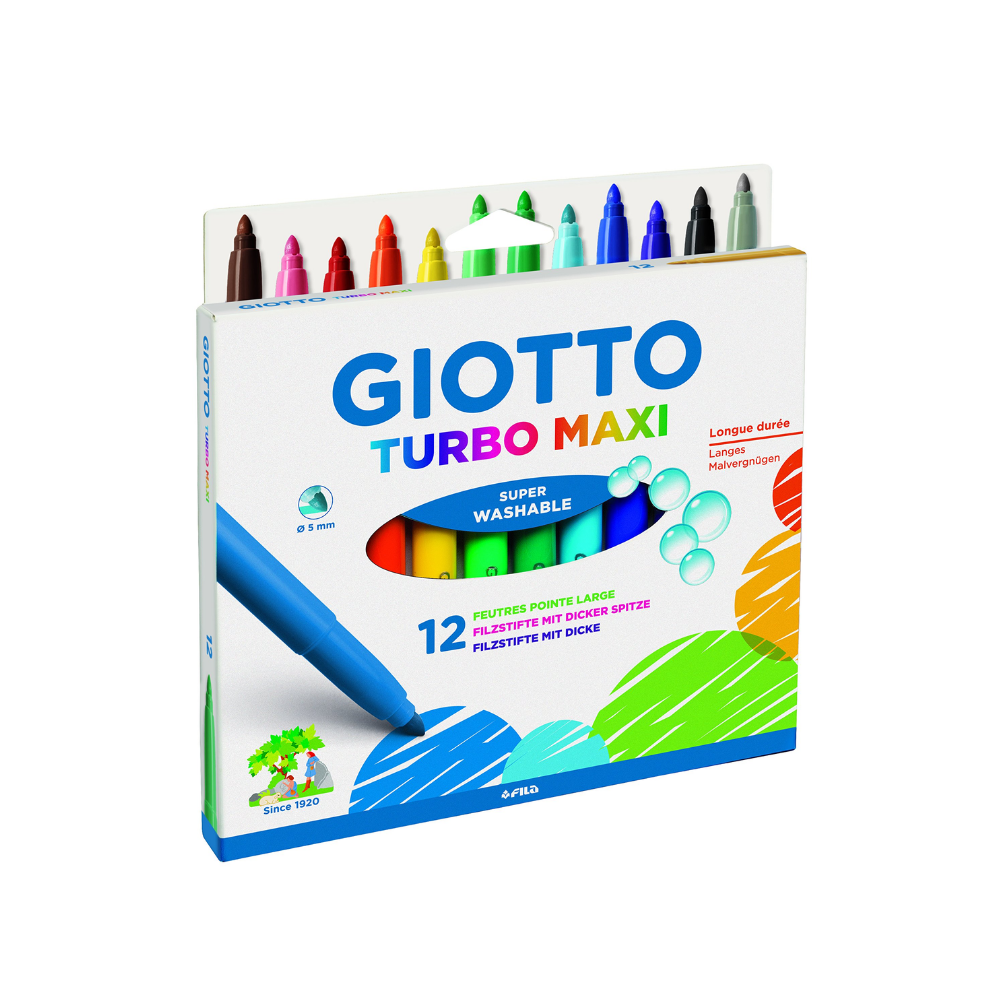 Pennarelli Turbo Maxi Giotto 12pz | Home Essential