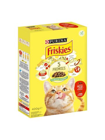 Croccantini Gatto Friskies 400G Manzo Pollo E Verdure | Home Essential