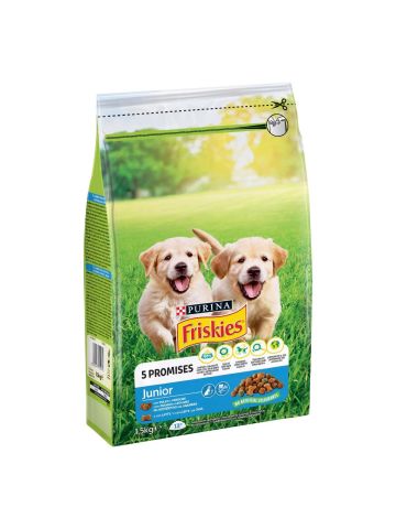Crocchette Cane Friskies Junior 1,5Kg Pollo Verdure | Home Essential