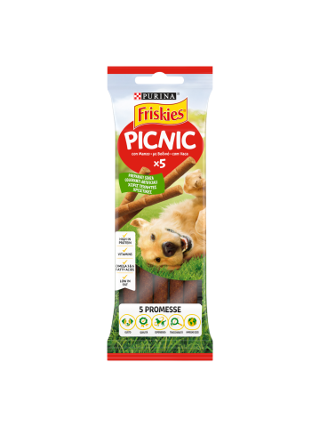 Snack Cane Friskies Picnic 42G 5Pz Con Manzo | Home Essential