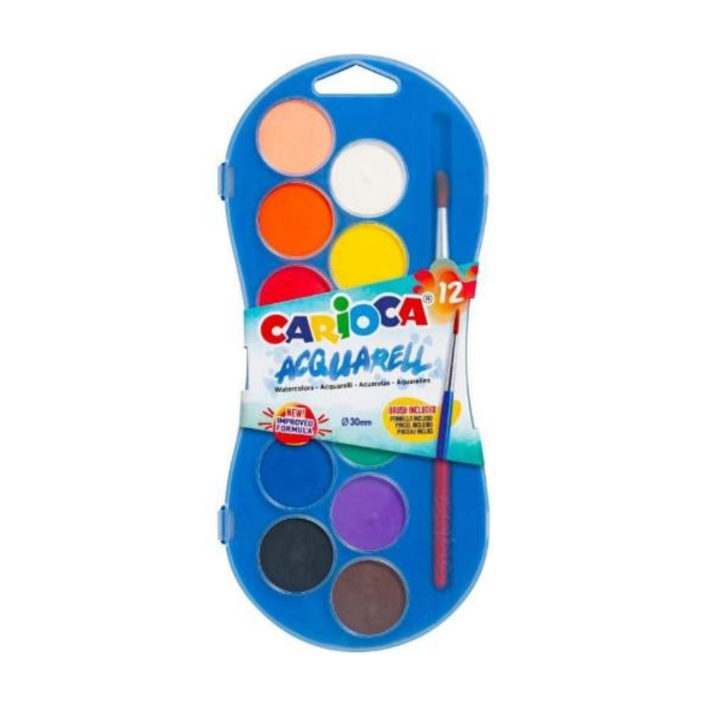 Acquerelli Carioca 12 Colori | Home Essential