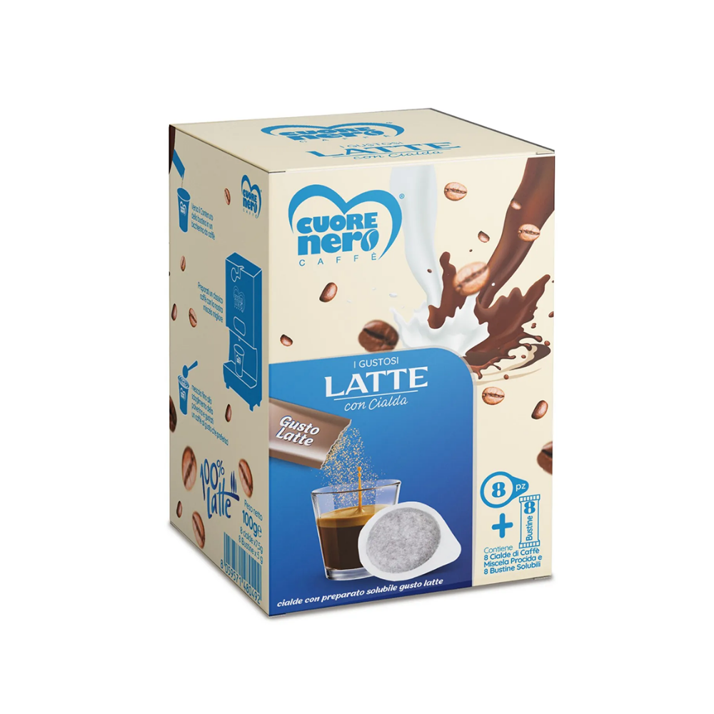 Cialde Cuore Nero I Golosi Latte | Home Essential