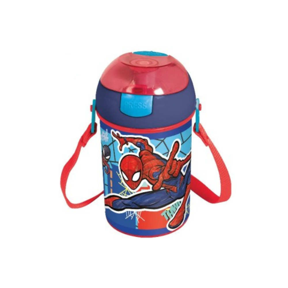 Borraccia Plastica 400ml Spiderman | Home Essential