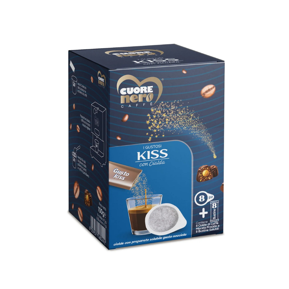 Cialde Cuore Nero I Golosi Kiss | Home Essential