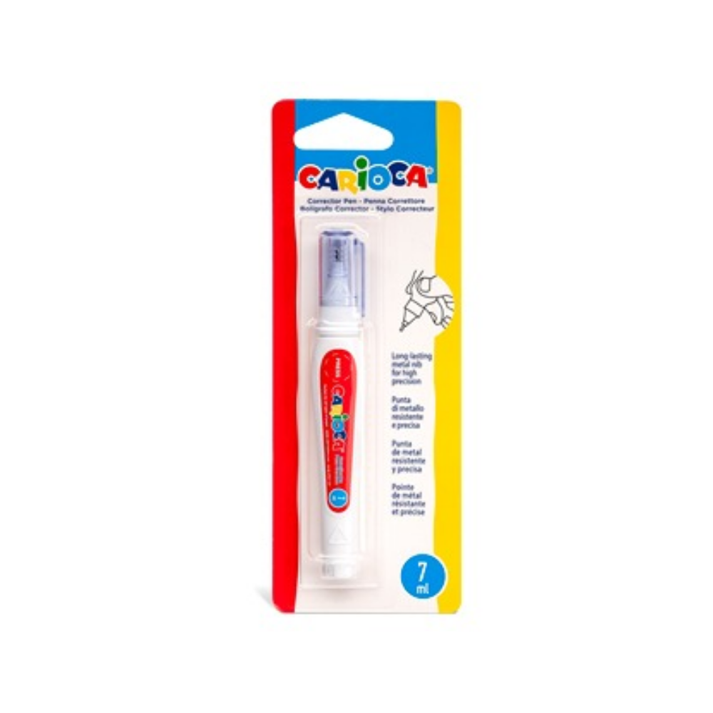 Correttore Carioca Penna 7ml Blister | Home Essential