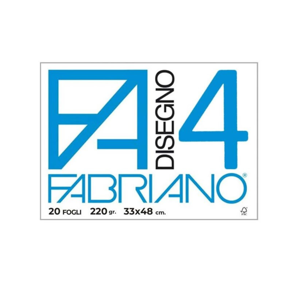 Album Disegno Fabriano F4 20ff Riquadrato 24x33cm | Home Essential