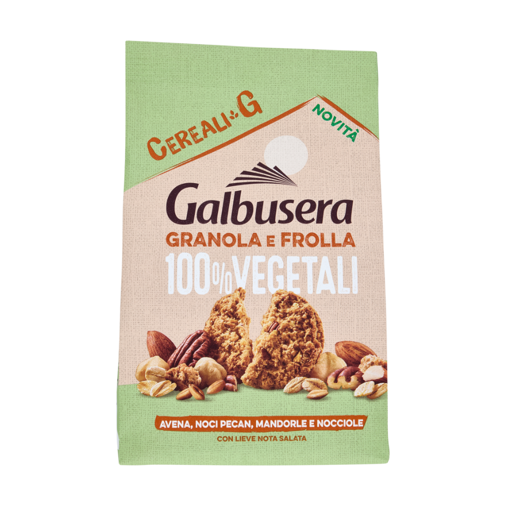 Biscotti Galbusera Cerealig 280g 100% Vegetali Frutta Secca | Home Essential