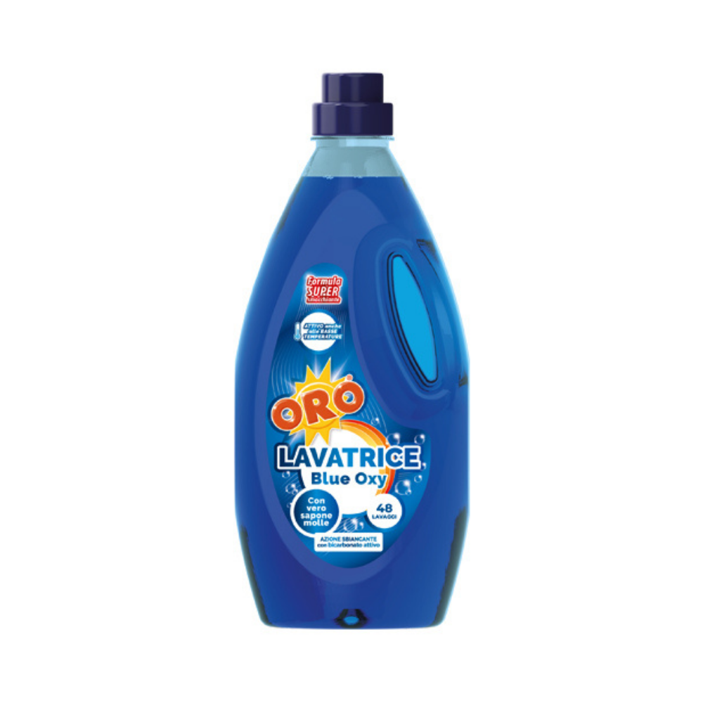 Detergente Lavatrice - Oro Blue Oxy - 2,2LT - 48lav | Home Essential