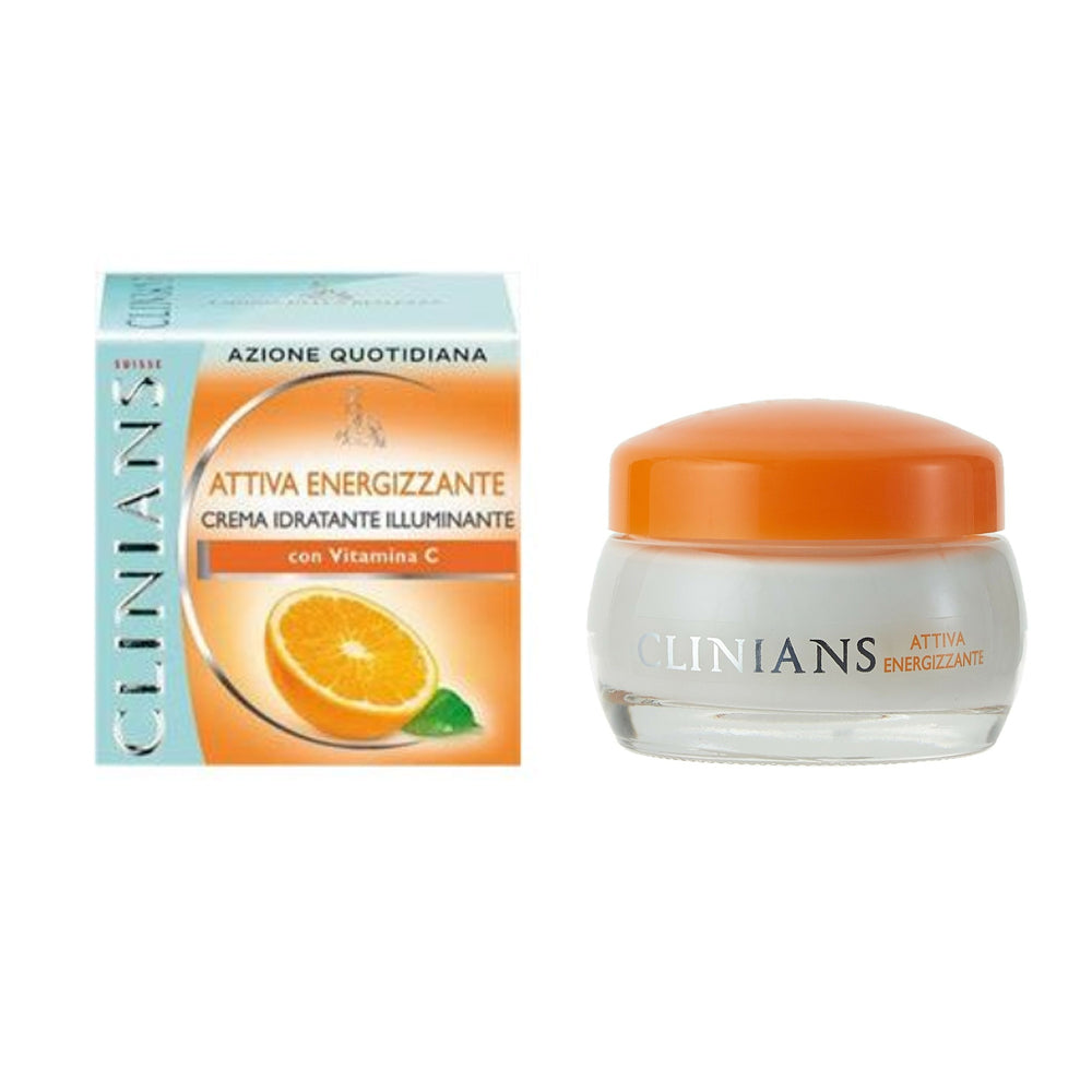 Clinians Attiva Energizzante Crema Idratante Illuminante Viso Con Vitamina C 50ml | Home Essential