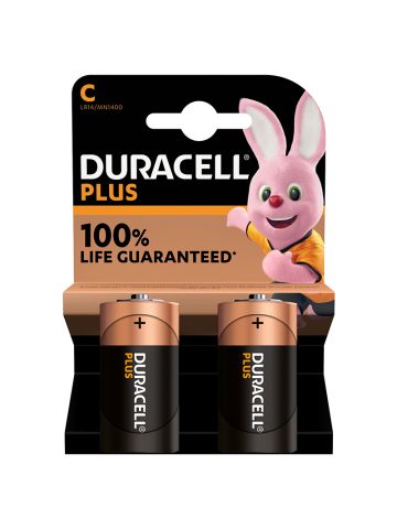 Pile Duracell Plus 100 C Mezza Torcia B2 | Home Essential