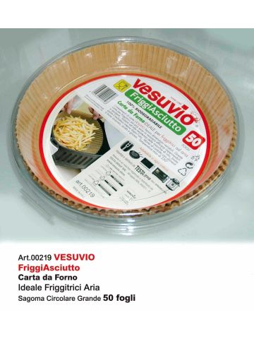 Vesuvio Friggiasciutto Tondo 23cm 50pz | Home Essential