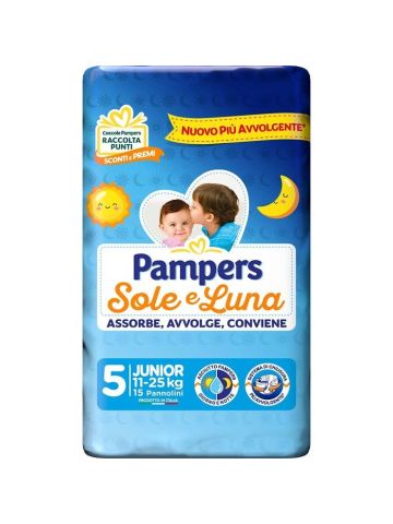 Pannolini Pampers Sole E Luna 11-25kg Junior | Home Essential