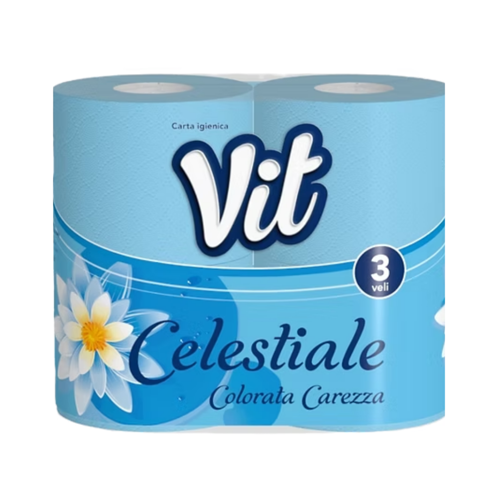 Vit Carta Igienica Colorata Celestiale x 4 Rotoli | Home Essential