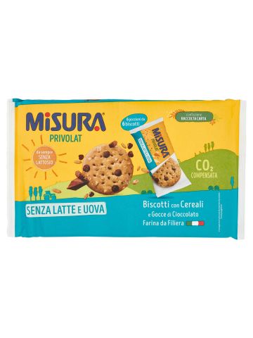 Biscotti Misura Privolat 280G Cereali E Gocce | Home Essential