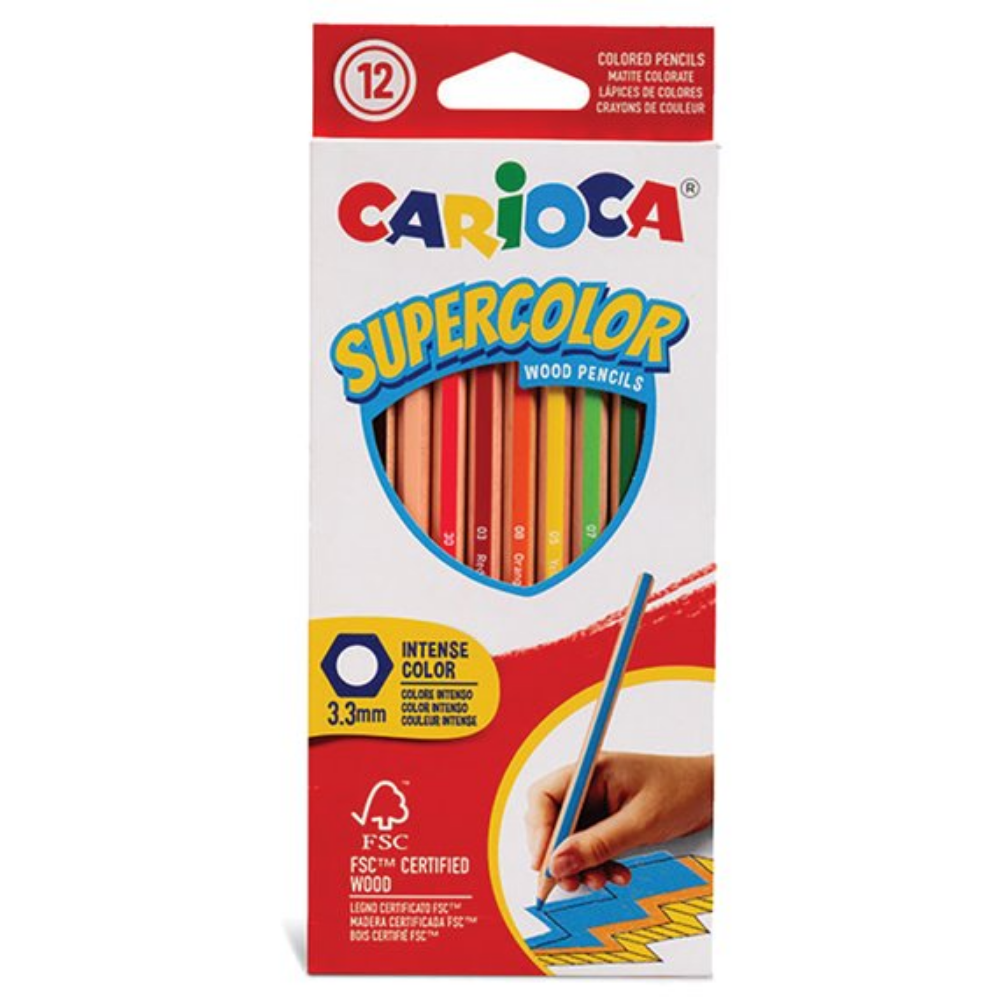 Pastelli Supercolor Carioca 12pz | Home Essential