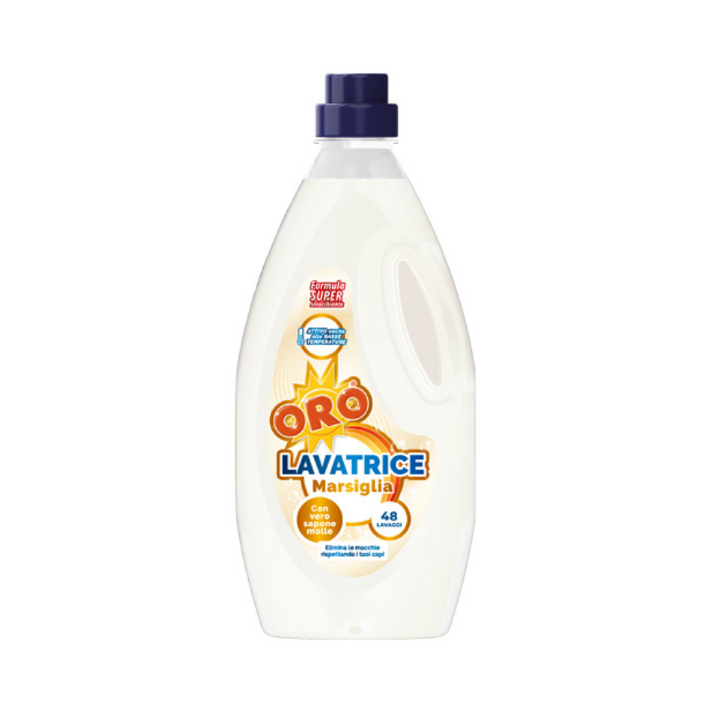 Detergente Lavatrice - Oro Marsiglia - 2,2LT - 48lav | Home Essential