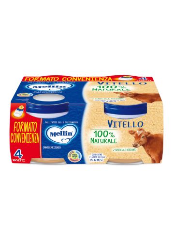 Omogeneizzato Mellin 80Gr 4Pz Vitello | Home Essential