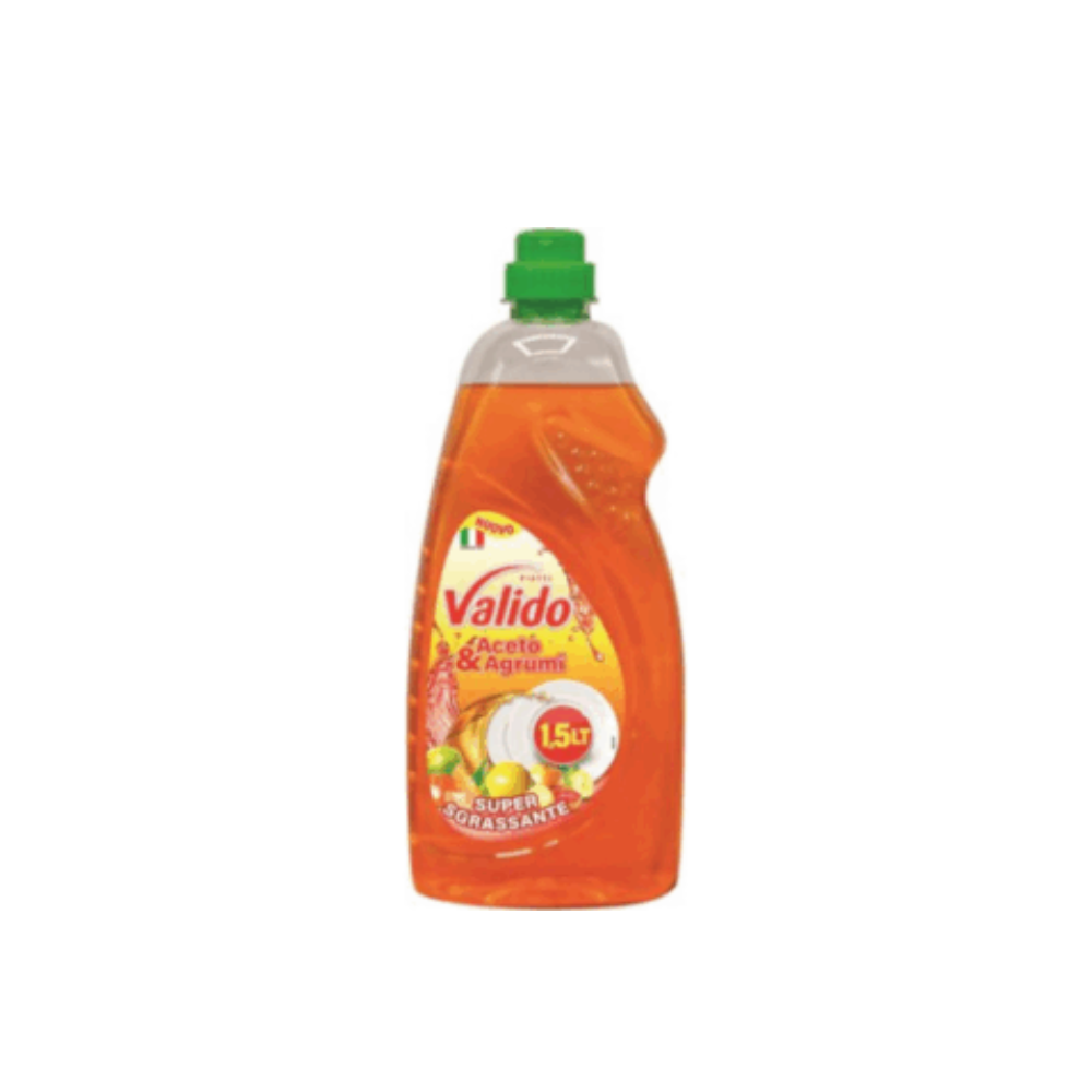 Detersivo Piatti Valido 1,5Lt Aceto E Agrumi | Home Essential