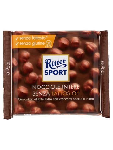 Ritter Sport Nocciole Intere Senza Lattosio 100 G | Home Essential