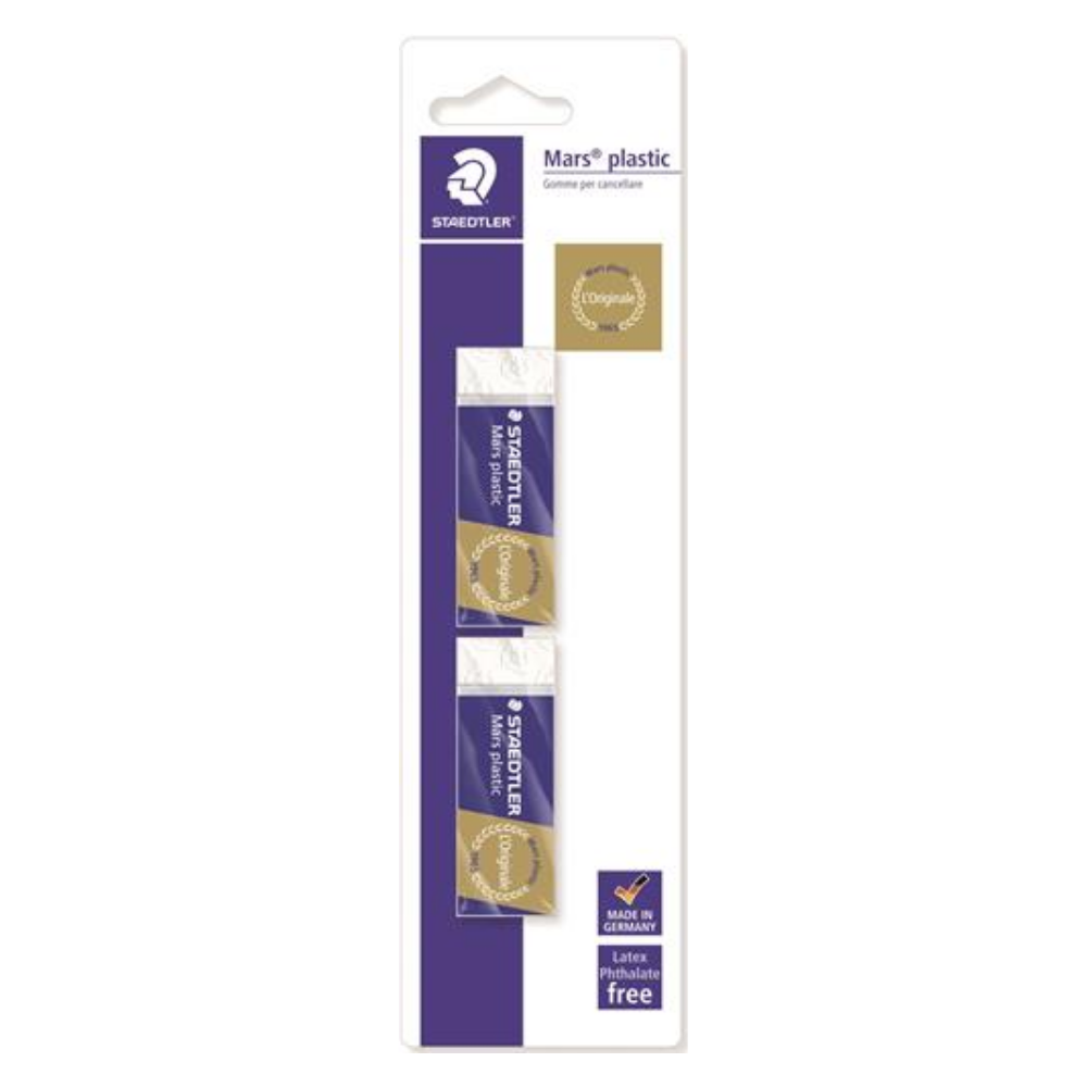 Gomma Mars Staedtler 2pz | Home Essential