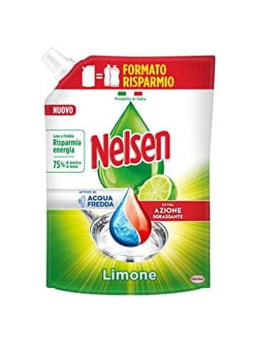 Detersivo Piatti Nelsen 1650ml Busta Ricarica Limone | Home Essential