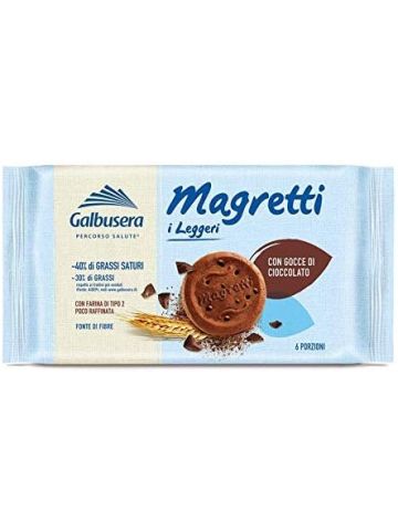 Biscotti Galbusera Magretti 260G Gocce Di Cioccolato | Home Essential