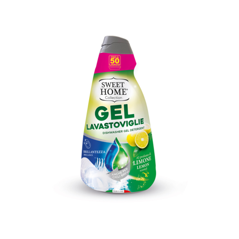 Sweet Home Gel Lavastoviglie Limone 50 Lavaggi | Home Essential