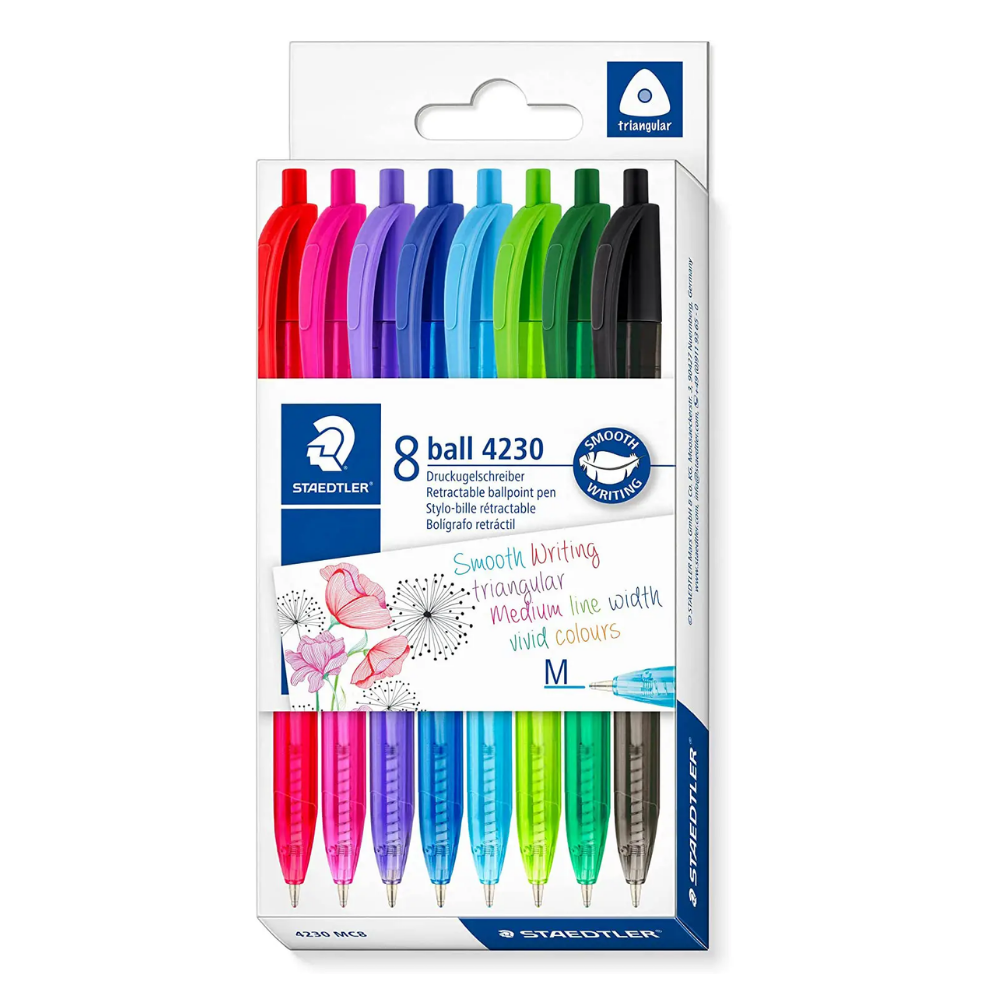 Penna Staedtler A Scatto 8pz Tratto M | Home Essential