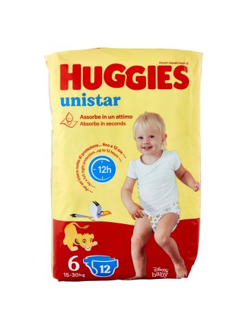 Pannolini Huggies Unistar 15-30kg 6tg | Home Essential