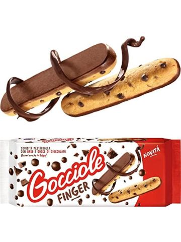 Biscotti Gocciole Pavesi 120G Finger Con Gocce Di Cioccolato | Home Essential
