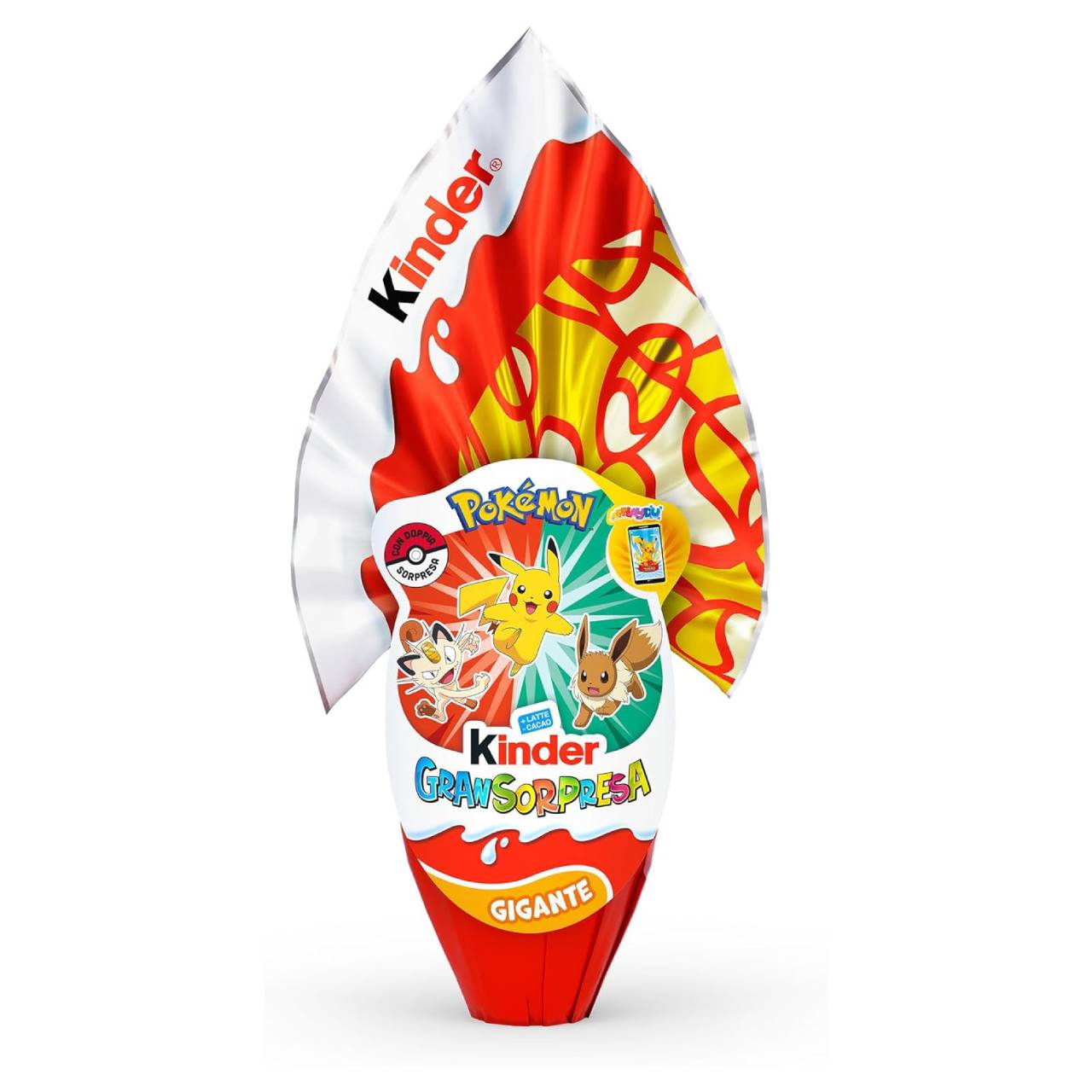 Kinder GranSorpresa Gigante Doppia Sorpresa Pokemon 320 g | Home Essential