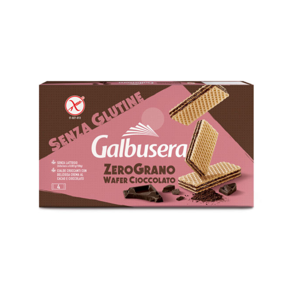 Wafer Galbusera Zerograno 180g Cioccolato | Home Essential