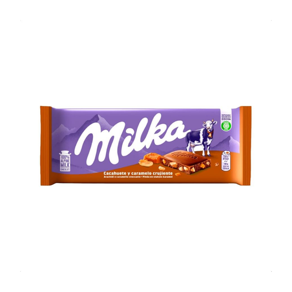 Milka Caramello e Nocciola 100g | Home Essential