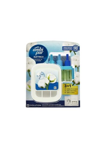 Diffusore Ambiente Ambipur Elettrico 3Volution Con Ricarica 20Ml Nuvole Cot. | Home Essential