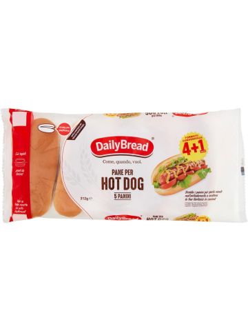 Panini Hotdog Buns Dailybread 5Pzx312G | Home Essential
